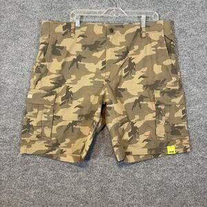 Lee Shorts Mens 42‎ Green Camouflage Cargo Shorts Casual Pockets Outdoors NEW